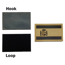 1pc Spain Flag Patch Tactical Reflective Military Tactical Morale Patches, Durable Hook and Loop Fastener