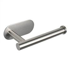 1pc Stainless Steel Paper Towel Holder No Punch Wall Mount Paper Roll