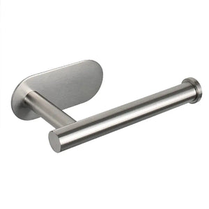 1pc Stainless Steel Paper Towel Holder No Punch Wall Mount Paper Roll
