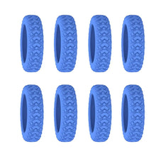 8PCS/Set Suitcase Wheels Protection Cover with Silent Sound Silicone