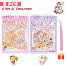 20Pcs 20in1 3D Cartoon Sticker Book | DIY Scenes Creative Gift for