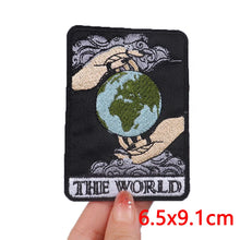Animal Tarot Embroidery Patch Iron On Patches For Clothing Thermoadhesive Patches Cartoon Cat Patches On Clothes Sewing Stickers