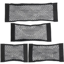 Car Back Rear Mesh Trunk Seat Elastic String Net Magic Sticker