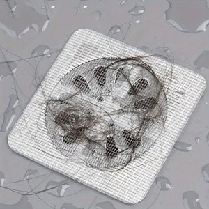 10-50pcs Disposable Shower Drain Hair Catcher Mesh Shower Drain Covers