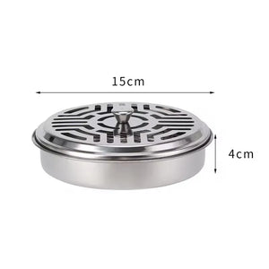 1PC Incense Holder, Mosquito Coil Tray Holder For Household With Lid,