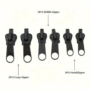 3 sizes universal Zipper Repair Kit Instant replacement zipper sewing