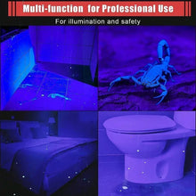 365nm UV Flashlight Ultraviolet Torch With Pen Clip Portable Violet