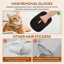 Pet Hair Removal Tool Reusable Static Removal Gloves, Double-Sided