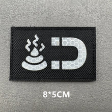 3D Tactical Patches IR Reflective Badge on Backpack Vest Clothing DIY Morale Tactical Badges Hook&Loop Laser Cut Supplies