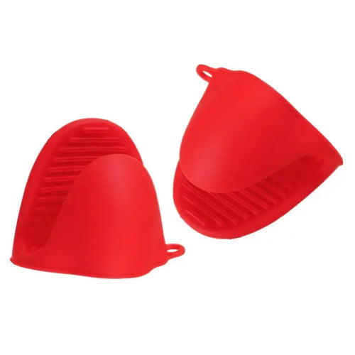 2PCS Oven Mitts Silicone Oven Glove Heat Resistant Pinch Mitts Anti