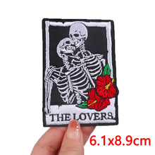 Animal Tarot Embroidery Patch Iron On Patches For Clothing Thermoadhesive Patches Cartoon Cat Patches On Clothes Sewing Stickers