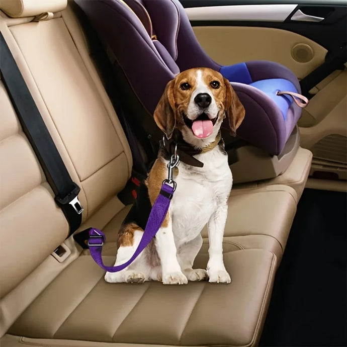 Adjustable Harness and Leash Cat Dog Car Seat Belt Pet Seat Vehicle