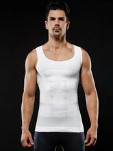 2/1Men's Compression Body Shaper Tank Top, Slimming Vest