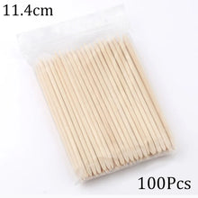 100/50pcs Nail Art Pusher Orange Wood Sticks Cuticle Pusher Remover
