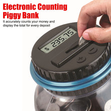 Digital LCD Counting Electronic Counting Piggy Bank For USD EURO Money