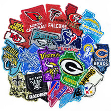 10pcs /set Mini Team Ironing Patch Rugby Football Grit Embroidered Fabric Badge Belle Clothes T-shirts Accessories DIY Decor