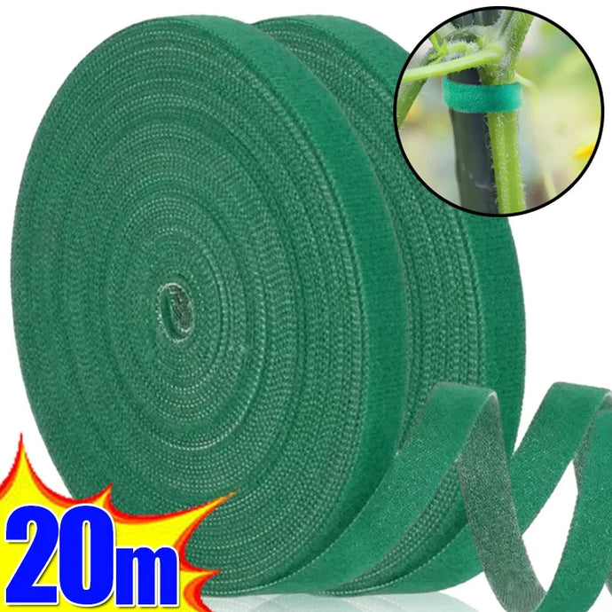20/2M Nylon Plant Ties Plant Bandage Hook Tie Loop Adjustable Plant