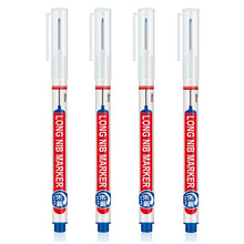 4Pcs/Set 20mm Deep Hole Long Nib Head Markers For Metal Perforating