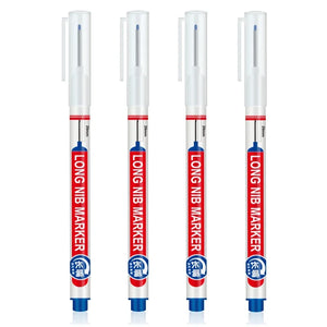 4Pcs/Set 20mm Deep Hole Long Nib Head Markers For Metal Perforating