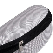 1pc Portable Sunglasses Case Protector Oxford Cloth Hard EVA Zippered