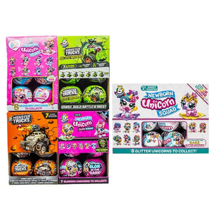 5x Surprise Ball Unicorn Monster Trucks Blind Box Doll Gifts Toy Model