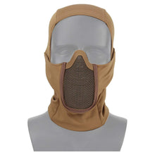 Tactical Balaclava Mask Mouth Protection Half Face Mask Breathable Mesh Airsoft Headgear Low Profile Hunting Accessories