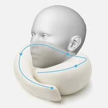 Travel Neck Pillow Memory Foam U-shaped Pillow Snail Style Travel Neck