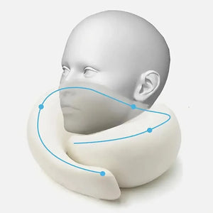 Travel Neck Pillow Memory Foam U-shaped Pillow Snail Style Travel Neck
