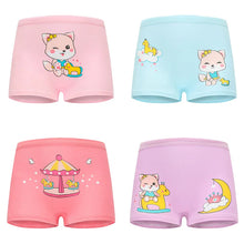1/4/8/12 Pcs Children Girls Panties Sets Cotton Pretty Cute Cartoon