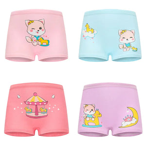 1/4/8/12 Pcs Children Girls Panties Sets Cotton Pretty Cute Cartoon
