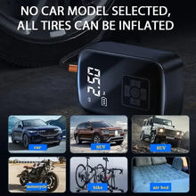 1pc Wireless Car Air Compressor Air Pump Electric Tire Inflator Pump