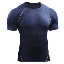 2024 Compression T Shirt Men Summer Sportswear Running T-shirt Elastic