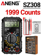 ANENG SZ308 Square Wave Digital Tester 1999 Counts HFE Triode Buzzer