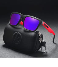 2025 Kdeam Polarized Sunglasses for Men Women Fashion Unisex Brand Trendy Outdoor Eyewear For Couple Mirror red lens