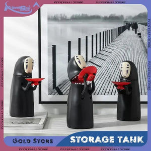 No Face Man Storage Tank Automatically Consume Coins Model Electric