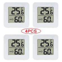 4pcs Digital Thermometer Hygrometer Indoor Mini Temperature LCD