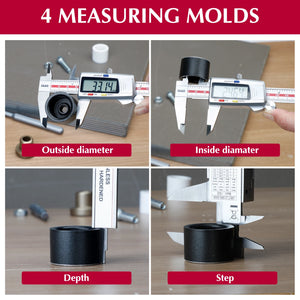 Digital Caliper,Stainless Steel Construction with Large LCD