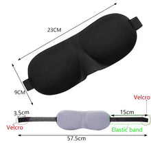 3D Sleeping Mask Eyepatch Block Out Light Eye Mask Soft Cover Rest