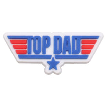 1pcs US Air Force Gun Aim High Take America Back PVC Sandals Shoes Decoration Buckle Clog Charms Accessories Adult Unisex Gift
