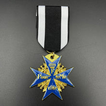 Prussia German Pour Le Merite Merit Medal Military Honor Badge Pins Blue and Black Reproduction Brave Memorial Medal Souvenir