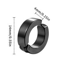 1 pair Fashion Ear Clip Non Piercing Earrings Fake Earrings for Men