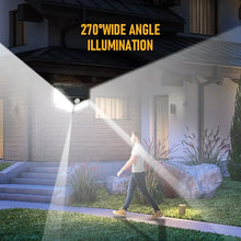 100 LED Solar Wall Lamp All Sides Luminous Motion Sensor Human