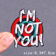 Animal Embroidered Patches For Clothing Hip Hop Patch Iron On Patches On Clothes Punk Embroidery Patch Hook Loop Stickers Badges