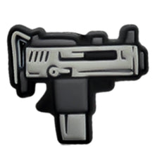 1-8Pcs Cool PVC Shoe Charm Clog Buckle Gun Sniper Rifle Designer Shoe Decoration Fit Adult Party Present
