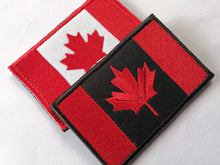 Canada Flag Patch Maple Leaf Flag 4-color Embroidered Flag Tactical Military Patches Army Applique Stripe Badge