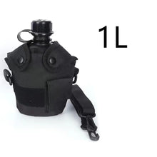 Tactical Sport water bottle Army 1L 2L 1 2 liter Molle Outdoor with Bag Shoulder Strap cantil militar waterbottle flask tactics