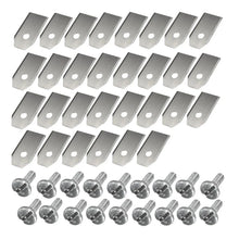 30PCS Lawn Mower Trimmer Blades 35x18x0.75mm Grass Cutter Replacement