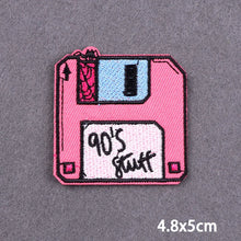 Warning Letters Embroidery Patches For Jeans Good Vibes Iron On patch Thermoadhesive Patches For Clothes Applique Stickes Logo