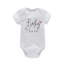 Baby Coming Soon 2026 Announcement Newborn Baby Bodysuit Romper Funny Boys Girls Outfits Body Pregnancy Reveal Clothes
