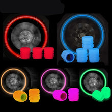 1-20PCS Luminous Car Tire Valve Cap Fluorescent Night Glowing Decor